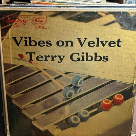 Terry Gibbs – Vibes On Velvet Vinyl Record LP VG+ AB103 - Picture 1 of 2